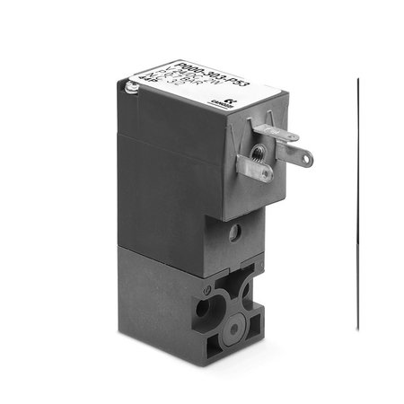 CAMOZZI #P000-503-P53, Series P Directly Operated Solenoid Valve, Single Sub-Base #M5 Only, , 3-Way Nc P000-503-P53